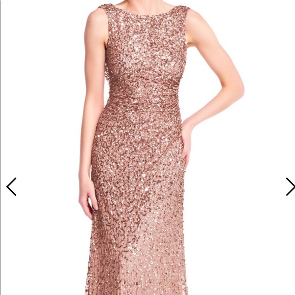 Silver woman’s formal dress size 16 - Picture 4 of 8